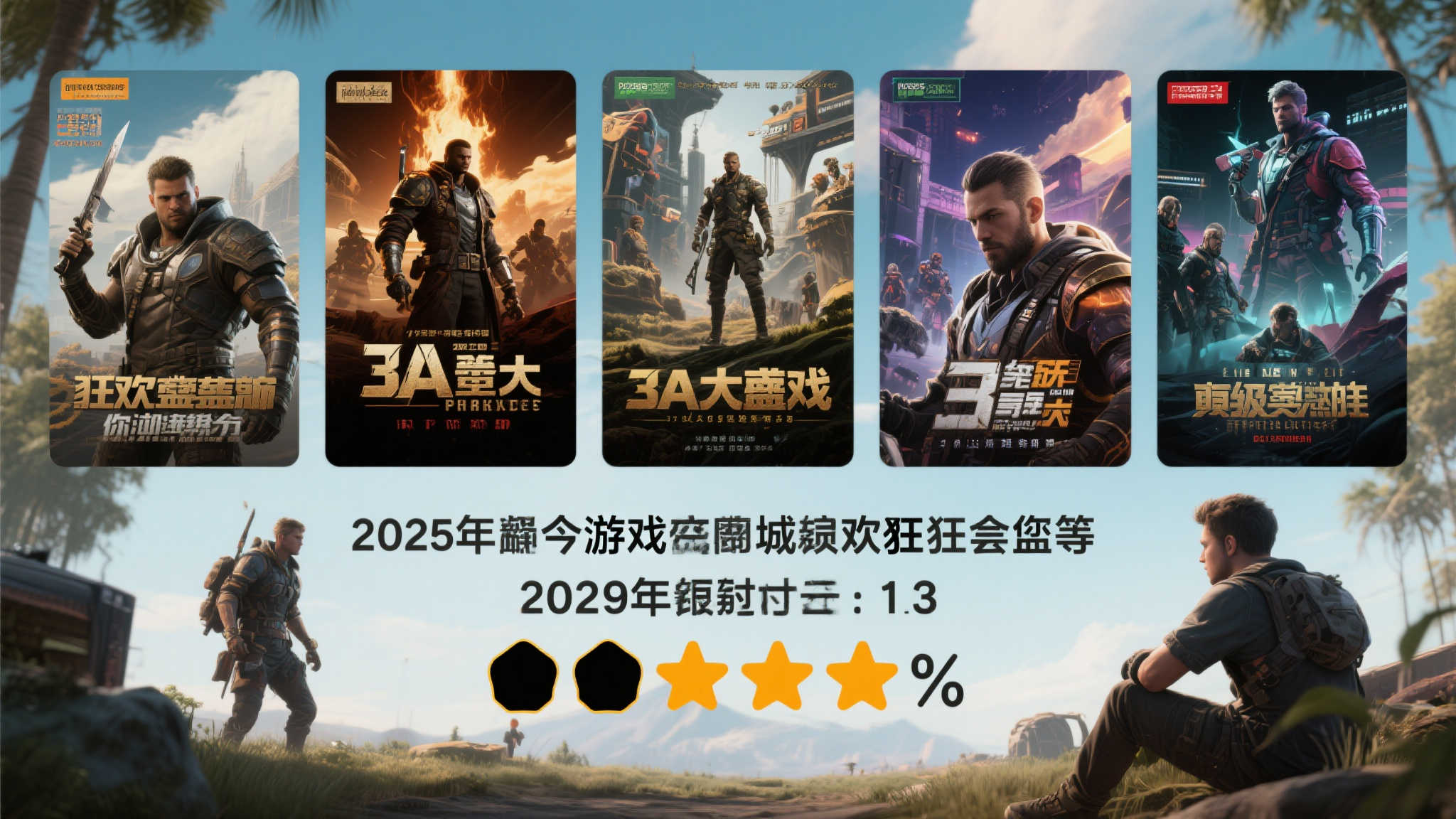 2025年3A大作频出？快来为这些顶级游戏评分吧！