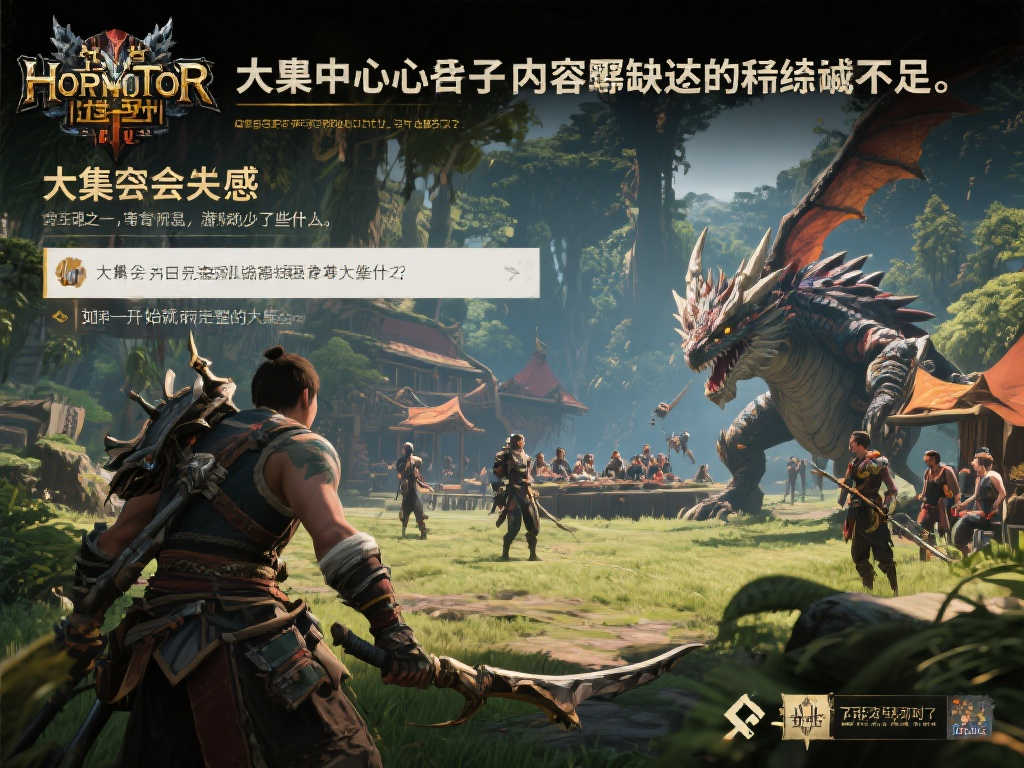 《怪猎荒野》＂大集会所＂更新引不满：玩家直言应为首发内容