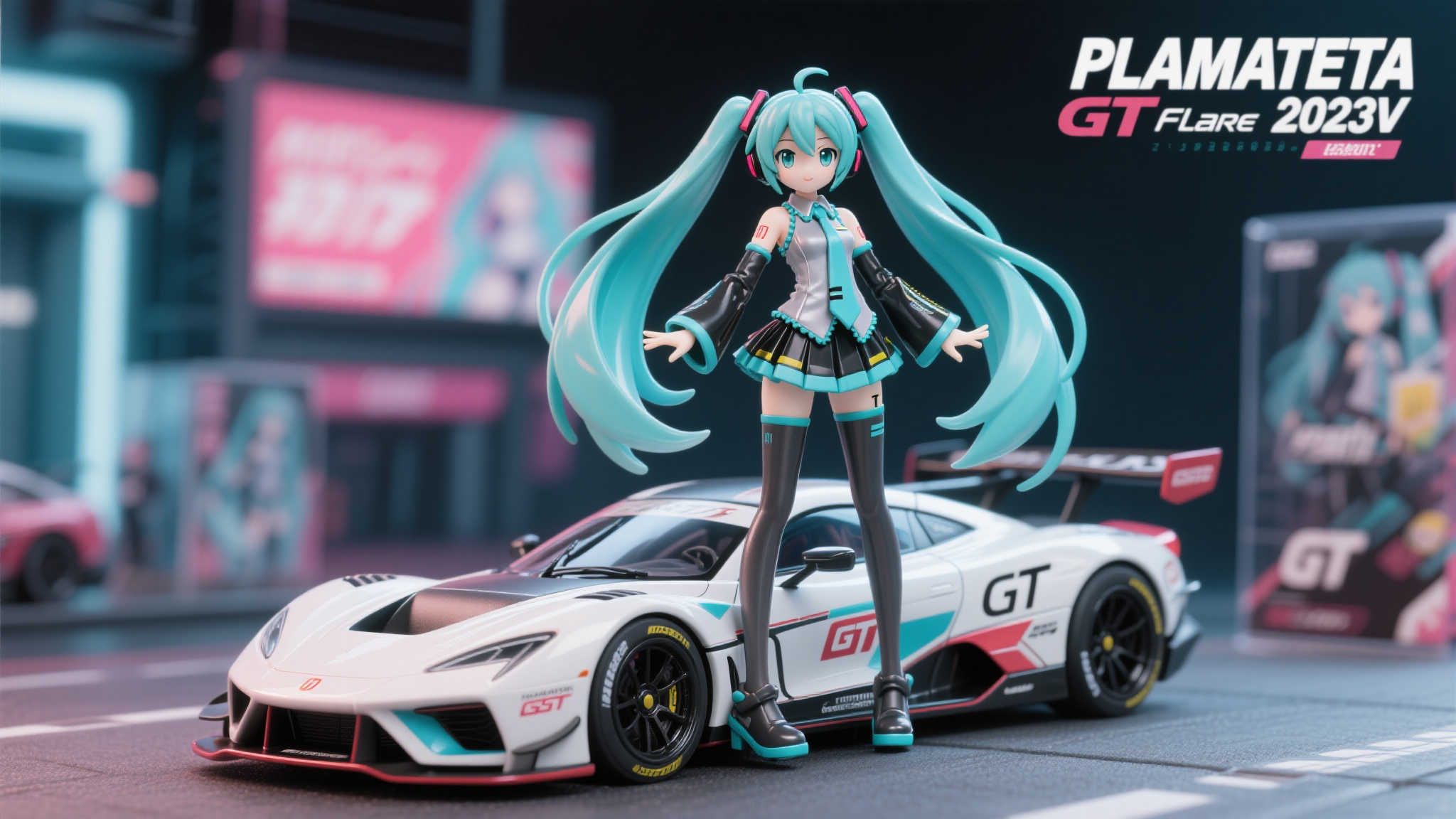 GSC《初音未来GT计划》PLAMATEA 2023赛车版未来风采